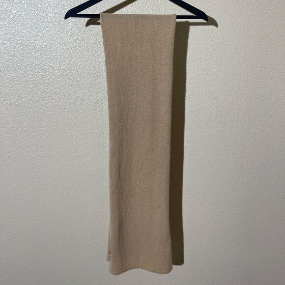 Elegant Tan Scarf - Picture 2 of 5